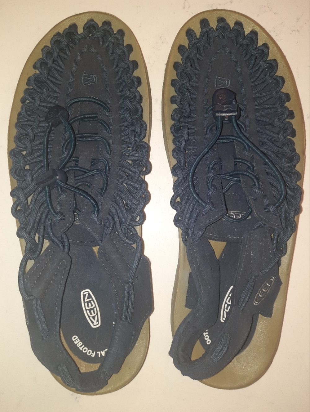 Keen Men’s Navy Blue Braided Rope Sandals